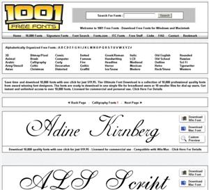 1001-free-fonts